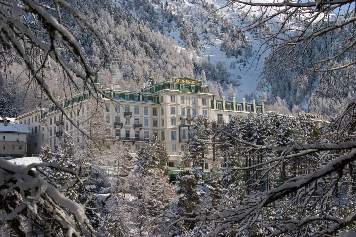 The Grand Hotel Kronenhof in Pontresina, Switzerland